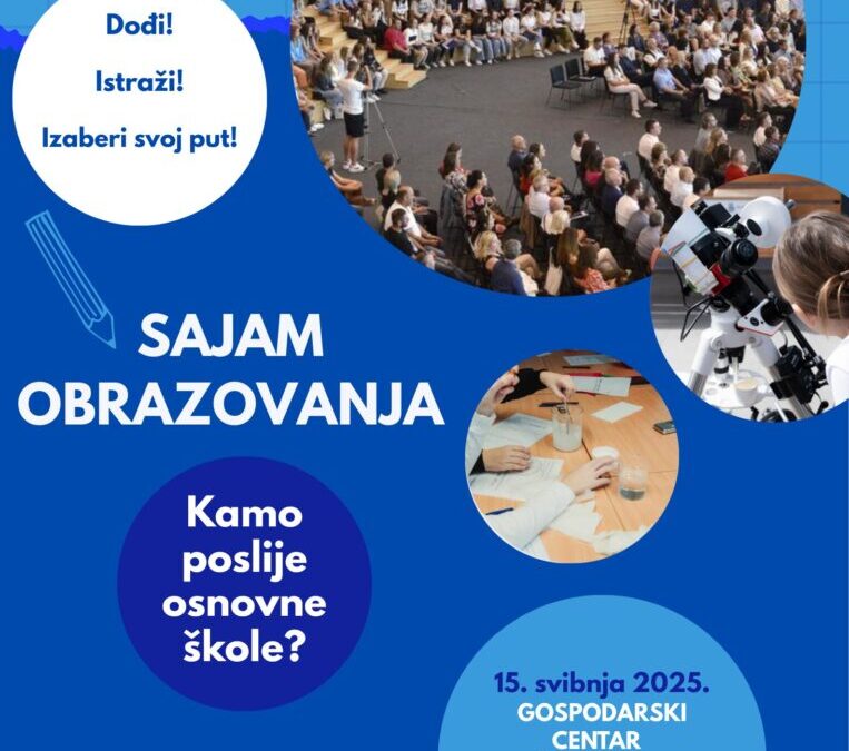 Naši učenici na Sajamu obrazovanja – informiraj se, odluči i odaberi!