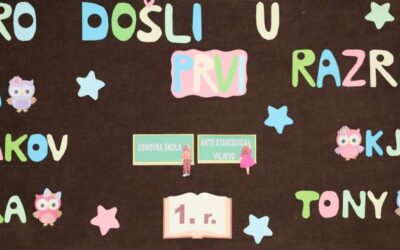 Doček prvoškolaca u matičnoj školi
