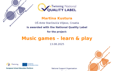 Završne aktivnosti u projektu Music games – next level